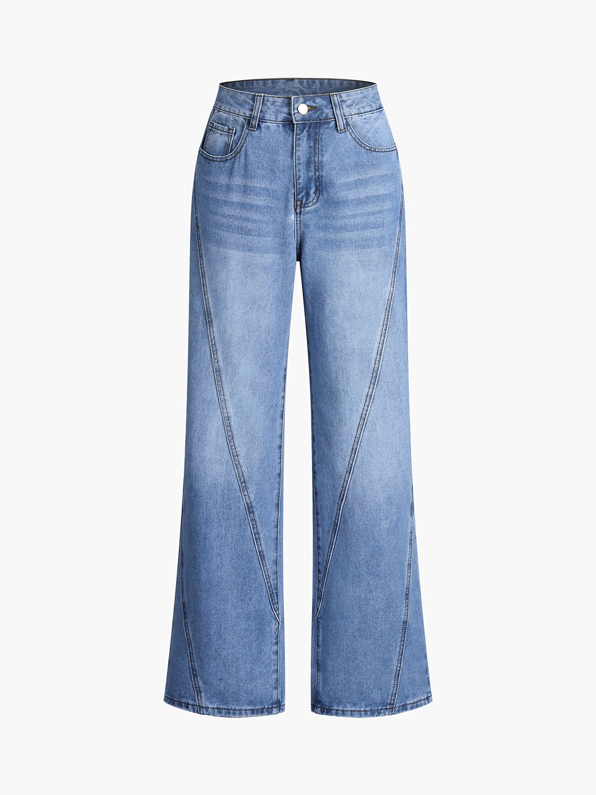 Maxct Vintage Denim Straight Leg Pants