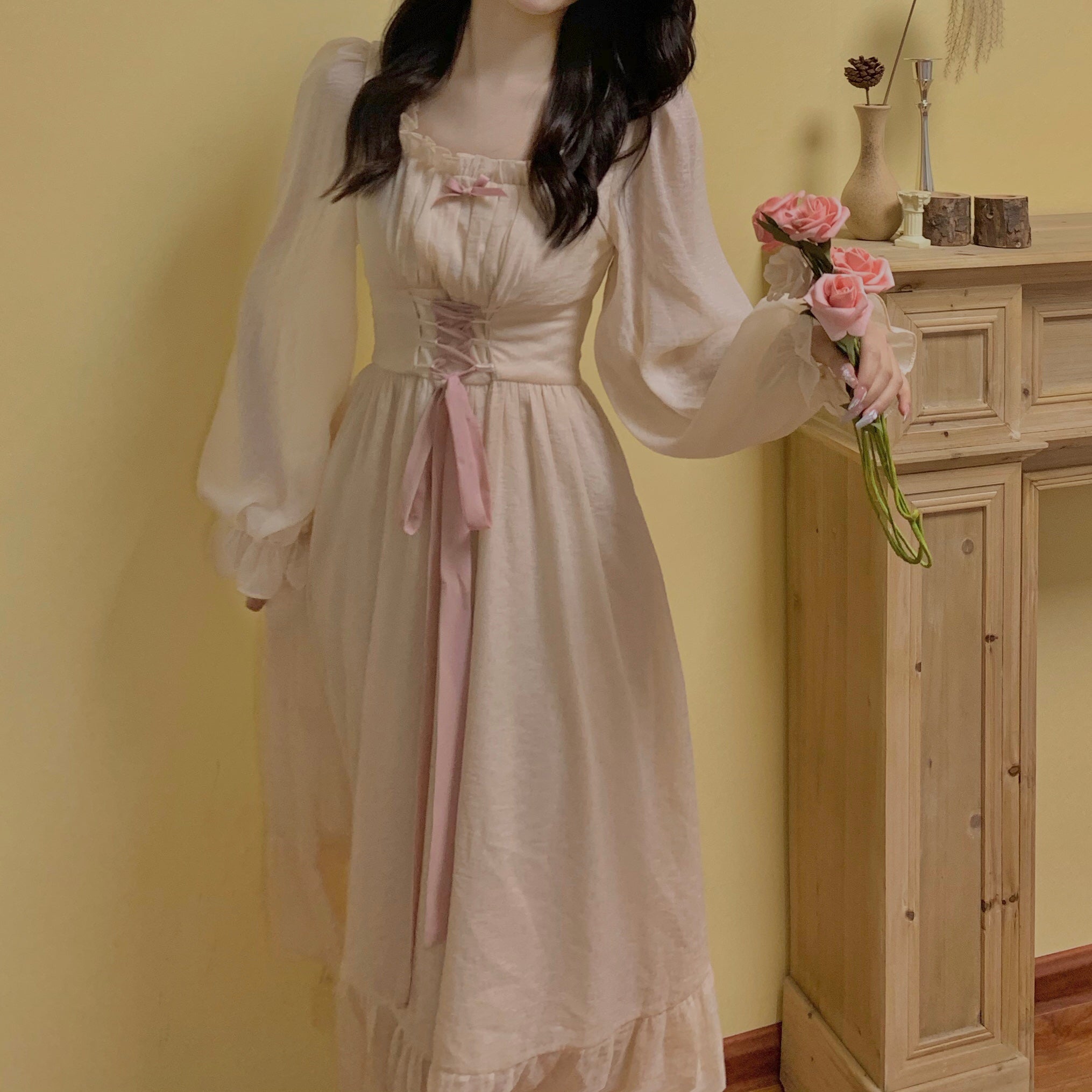 Meadow Corset Midi Dress Maxct