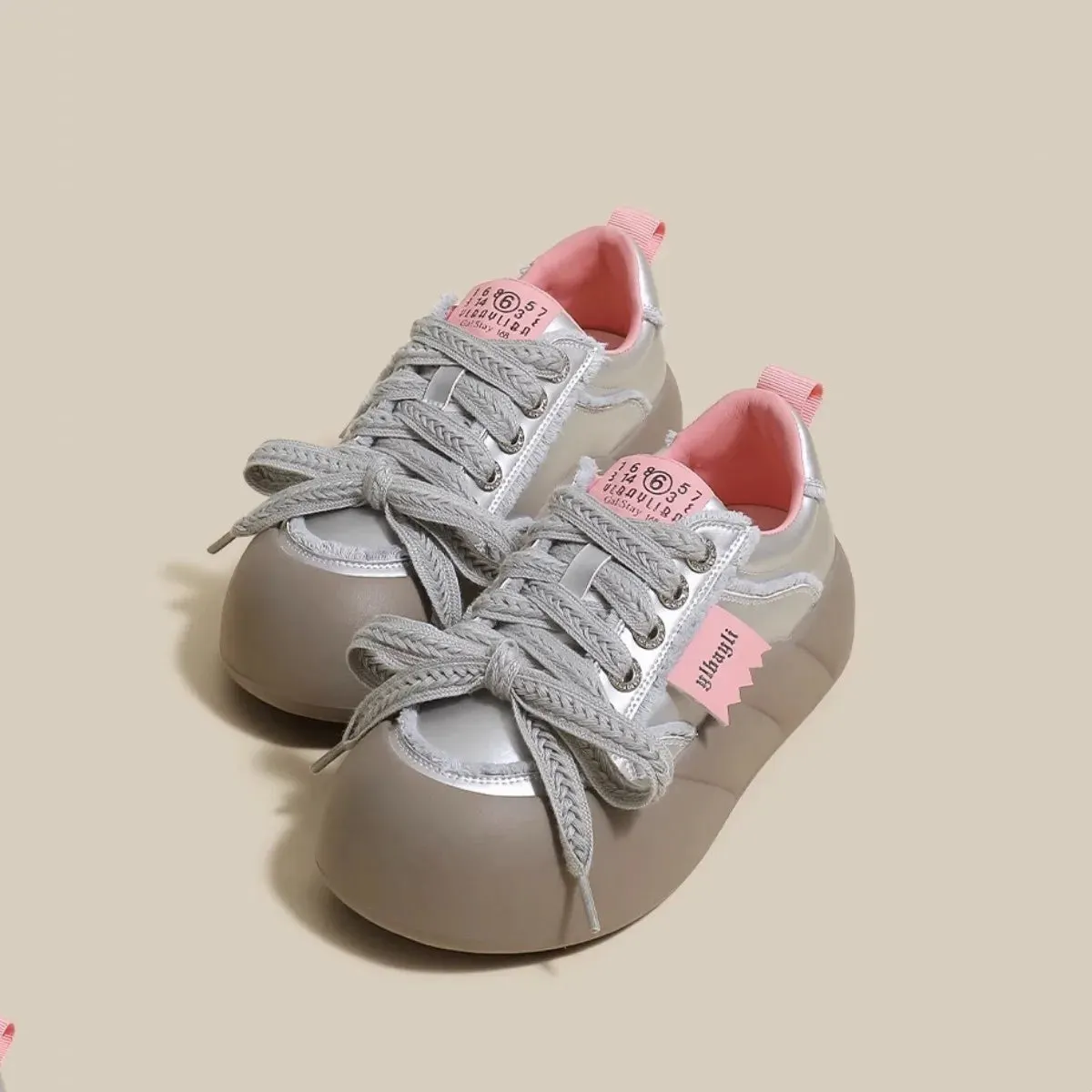 Cute Platform Sneakers for Women Maxct