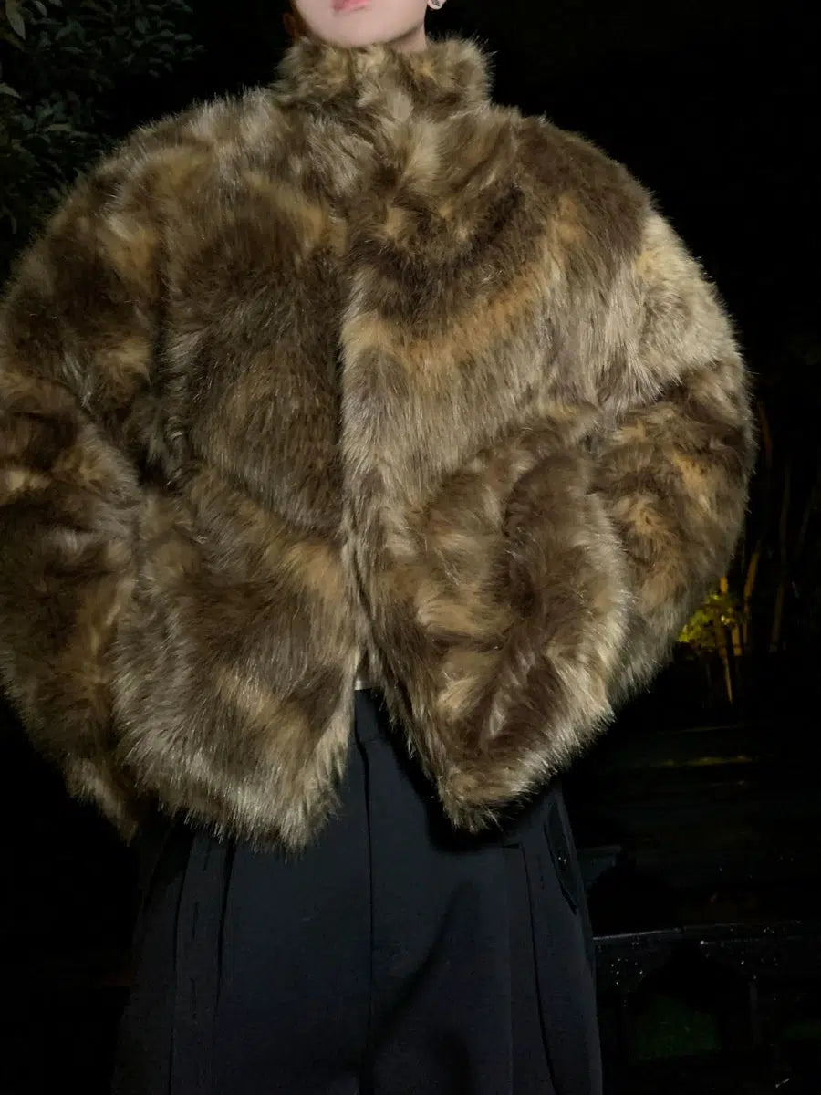 Maxct Faux Fur Mink Coat