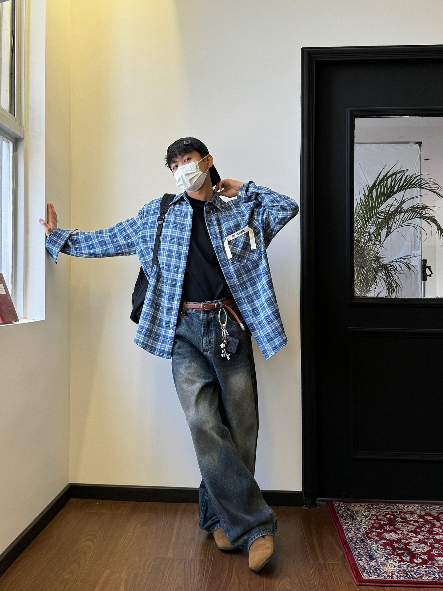 Maxct 90s Streetwear American Style Retro Niche Pocket Design Plaid Shirt Men's Spring And Summer New Loose Casual All-match Jacket Top - Image 20