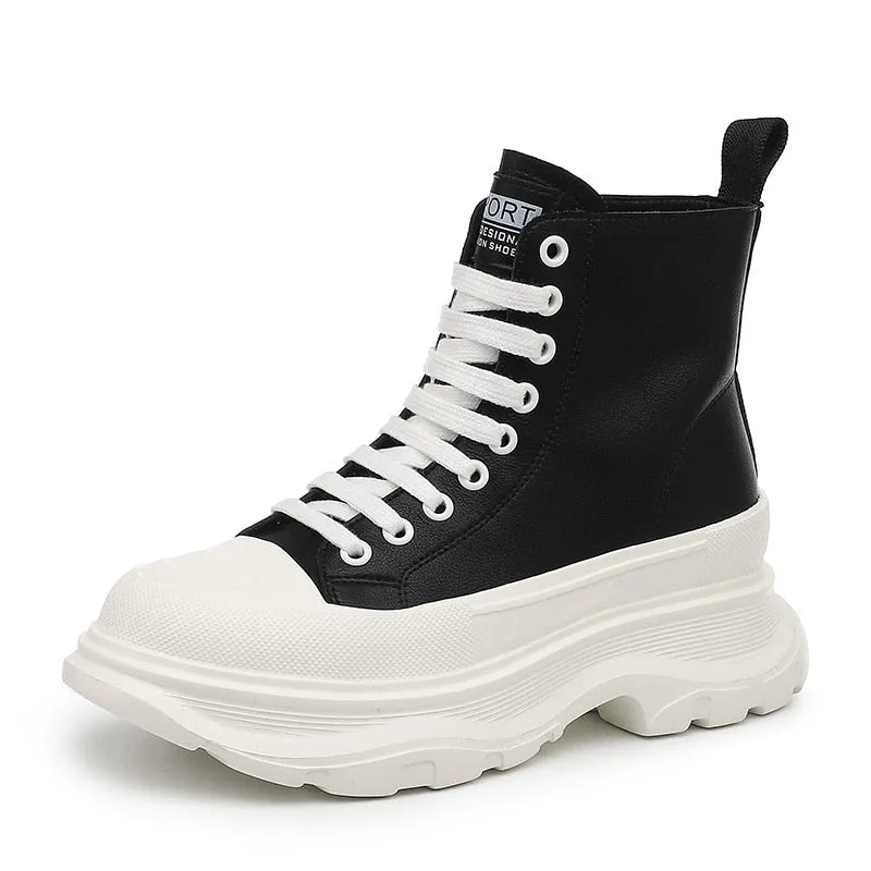 Chunky Canvas Sneakers for Women Maxct