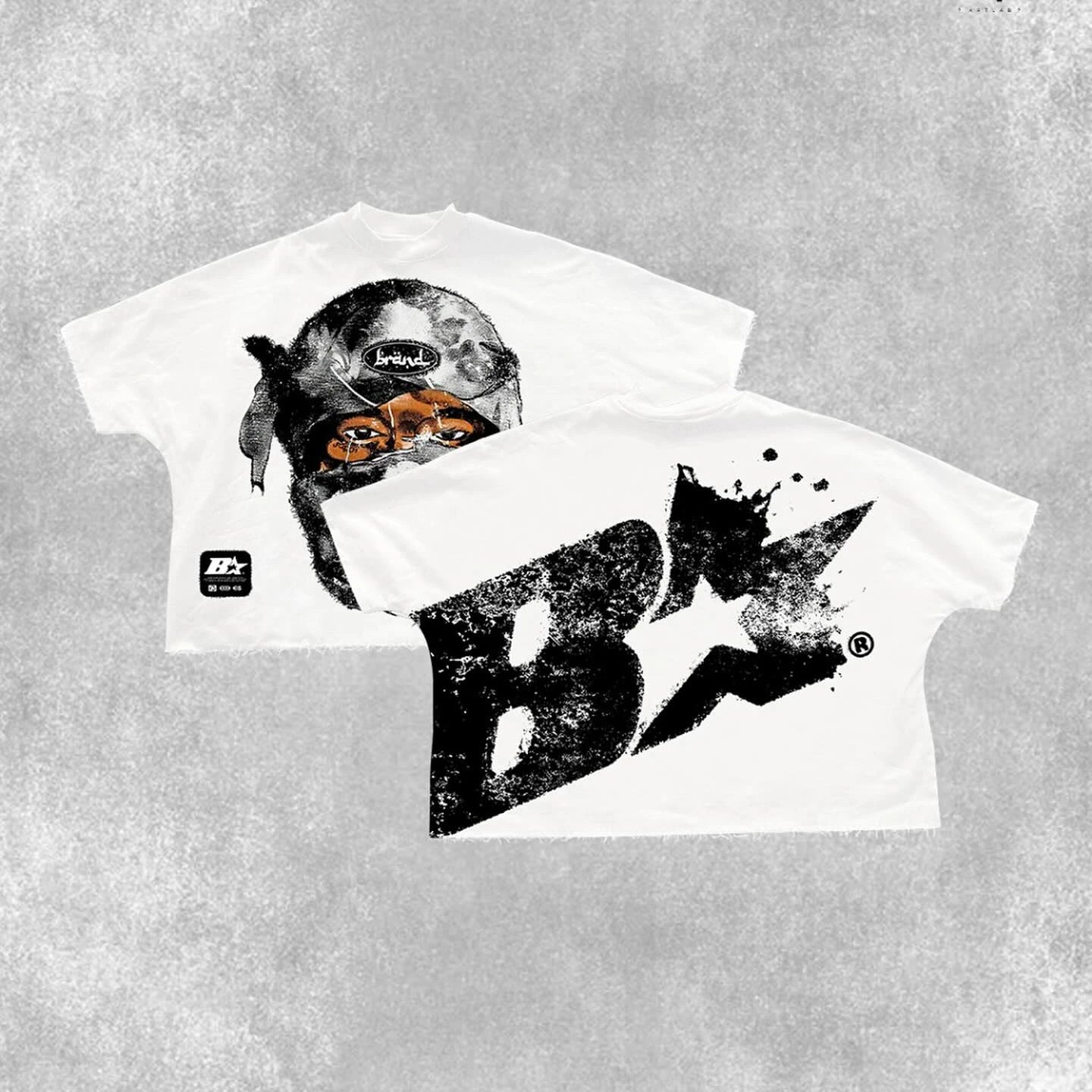 Maxct Streetwear Oversized Drop Sleeve T Shirts Men Women Harajuku Cartoon Characters Letter Graphic Print T Shirts Cotton Gothic Tops 1017