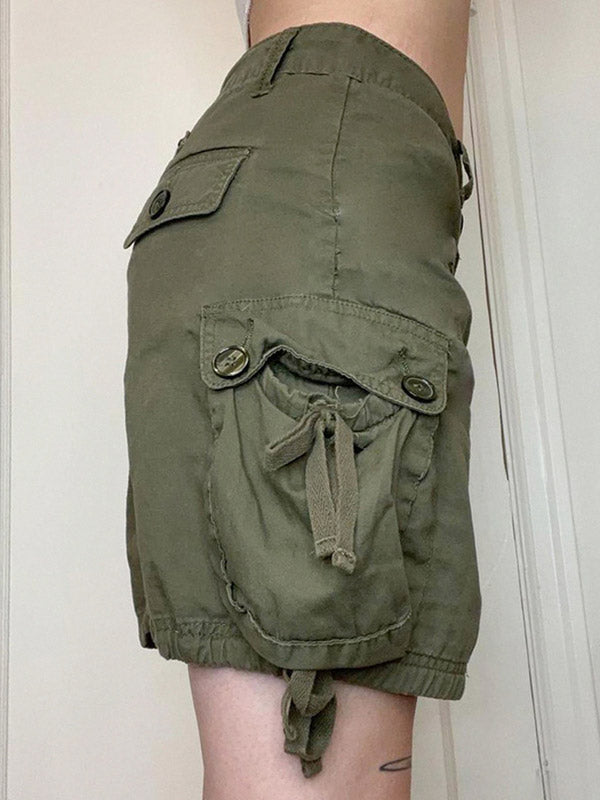 Size Friendly Pocket Cargo Mini Skirt Maxct