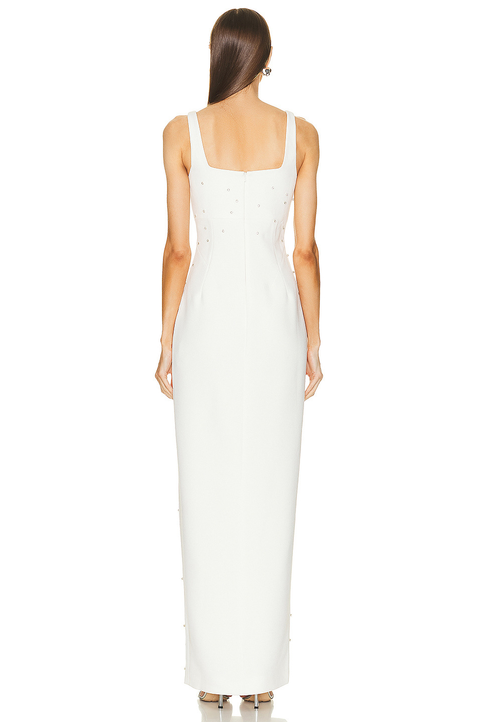Women's Summer Foreign Trade High Quality Diamond Bandage Dress Women's High-end French Evening Dress