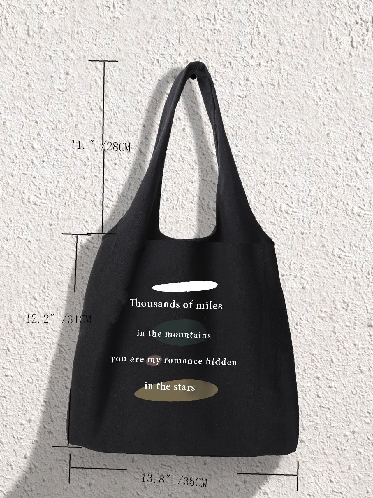 Maxct - Letter Graphic Shopper Bag  - Women Tote Bags