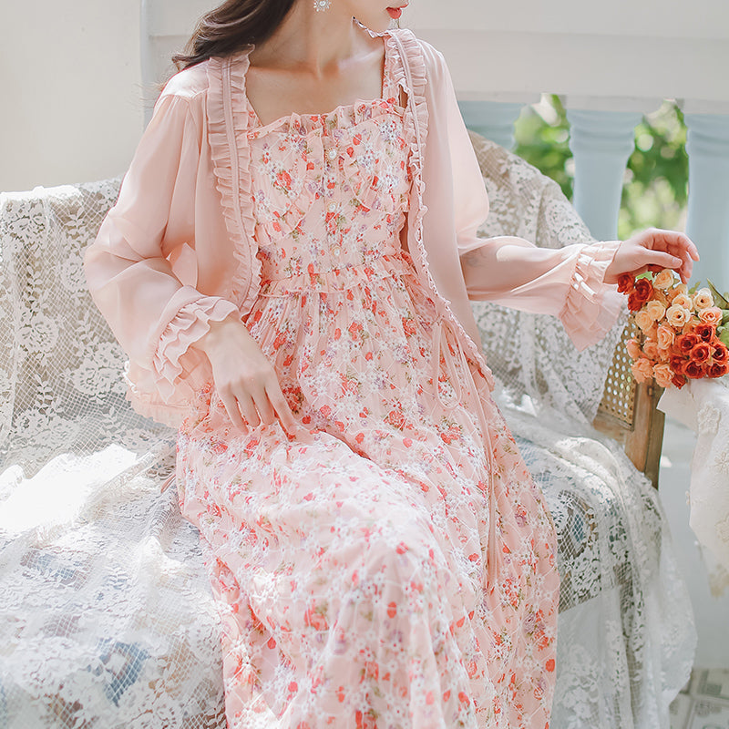 Tea Cup Floral Cami Dress Maxct