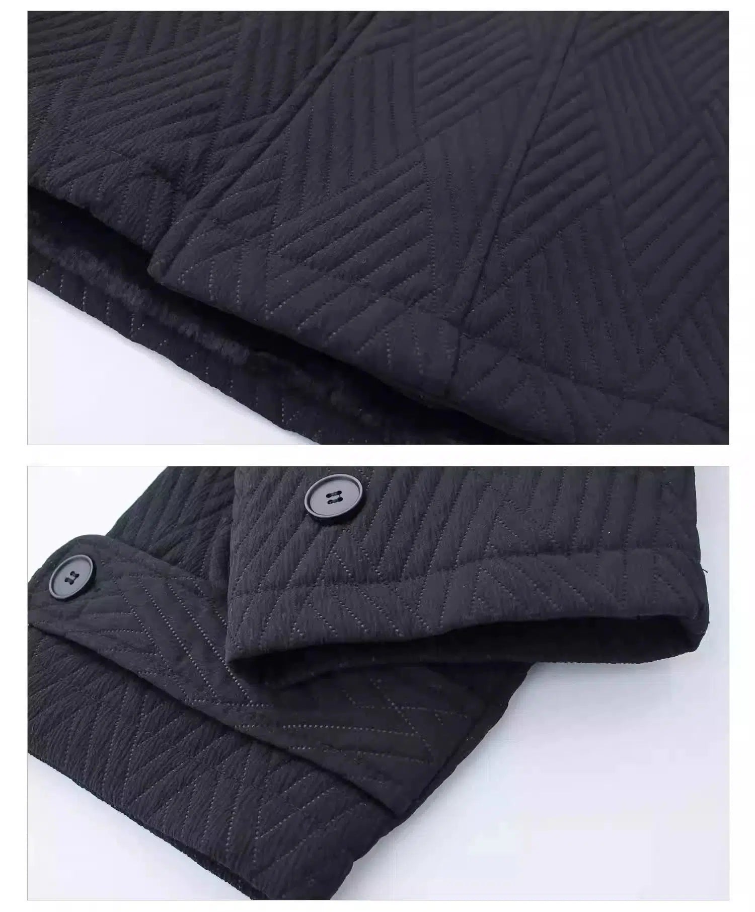 Maxct Velvet Thickened Knee-length Fleece Coat