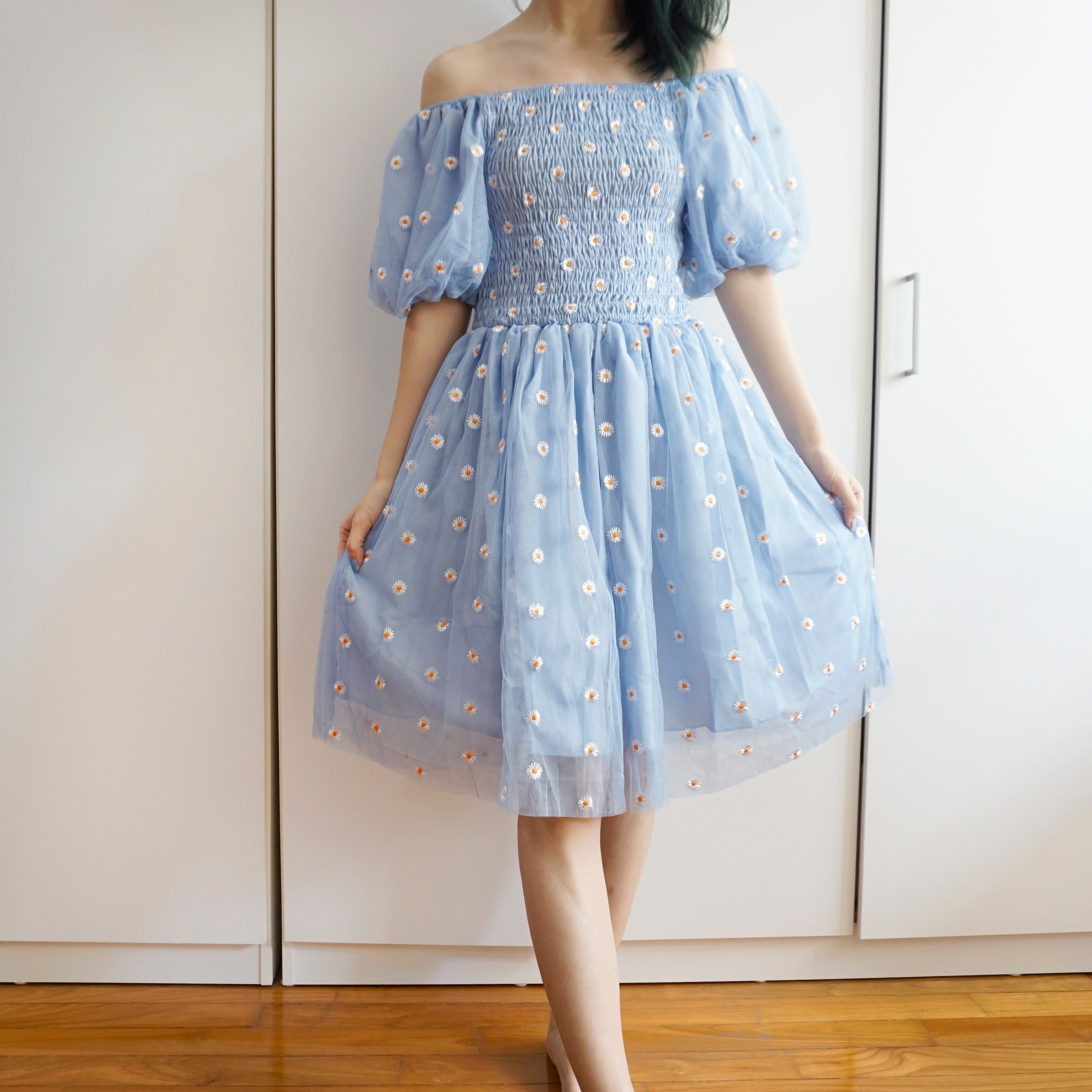 Puff Sleeve Daisy Dress Maxct