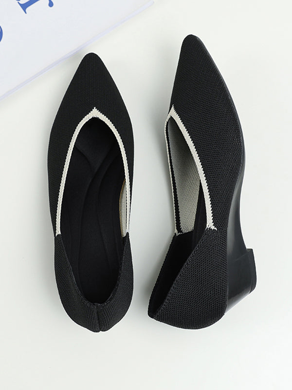 Urban Woven Multi-Color Casual Low Heels Shoes Maxct