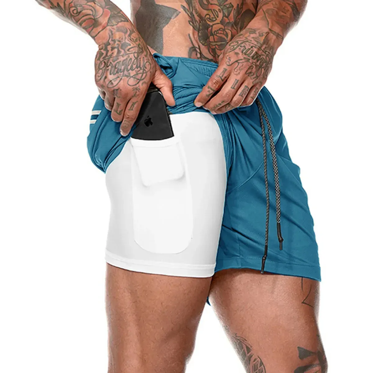 Men's 2-in-1 Double-Deck Sport Shorts Maxct - Image 20