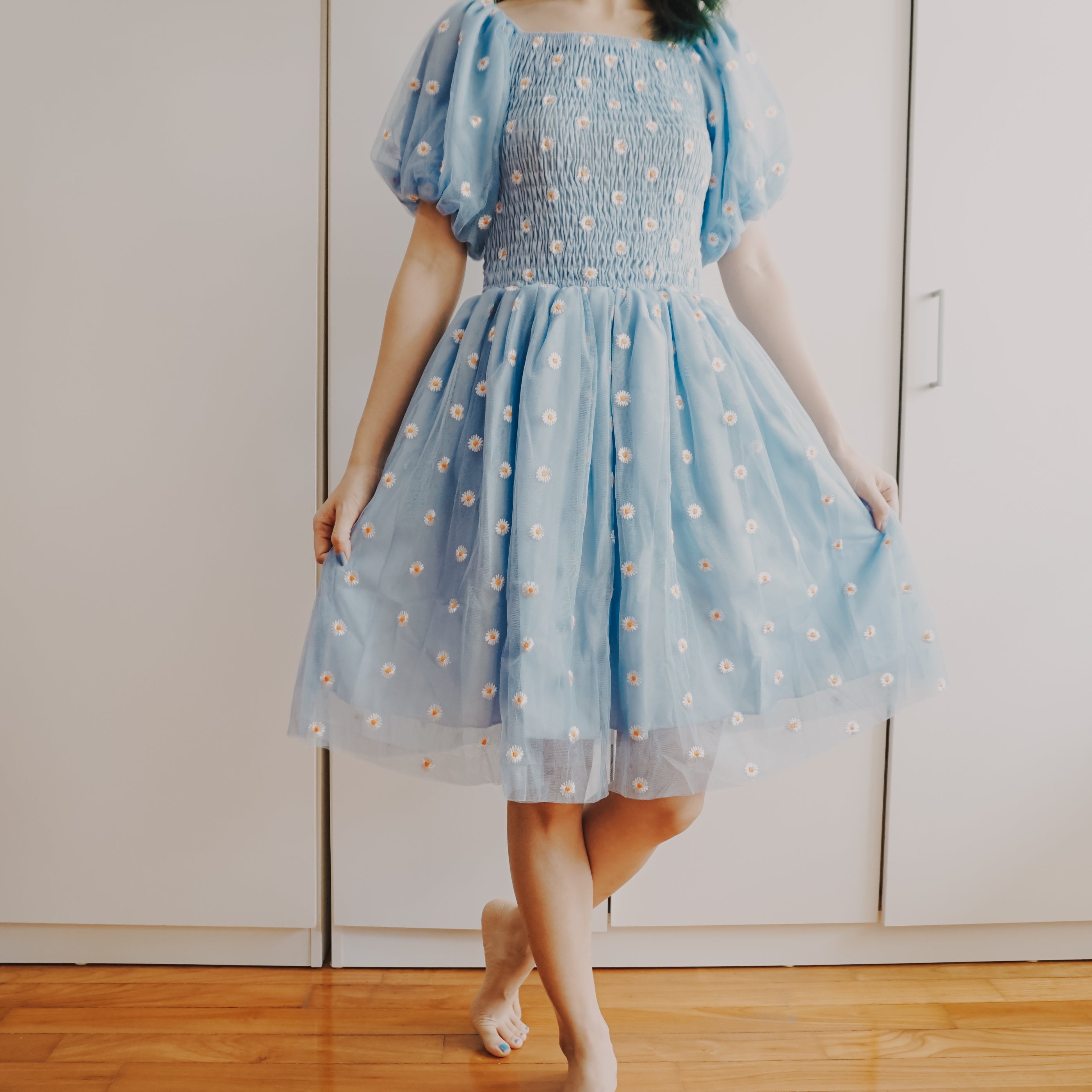 Puff Sleeve Daisy Dress Maxct