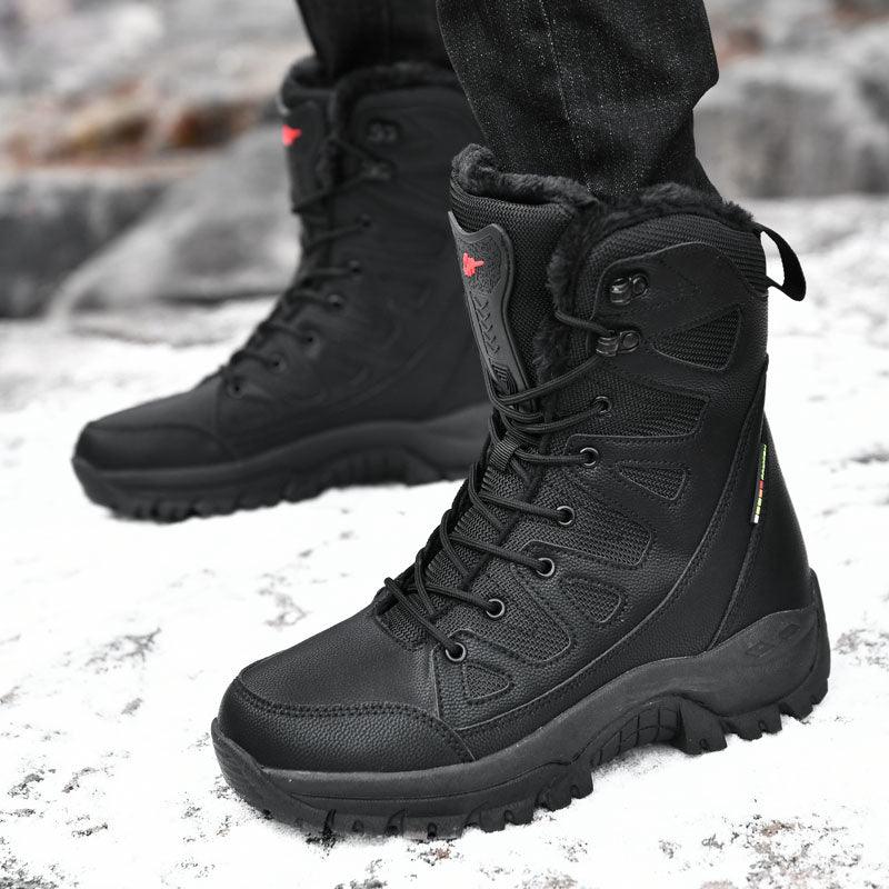 Unisex High Top Warm Plush Snow Boots Maxct