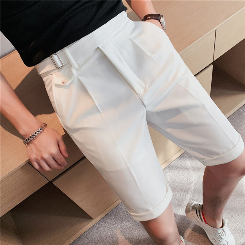 Maxct Thin Slim Straight British Shorts