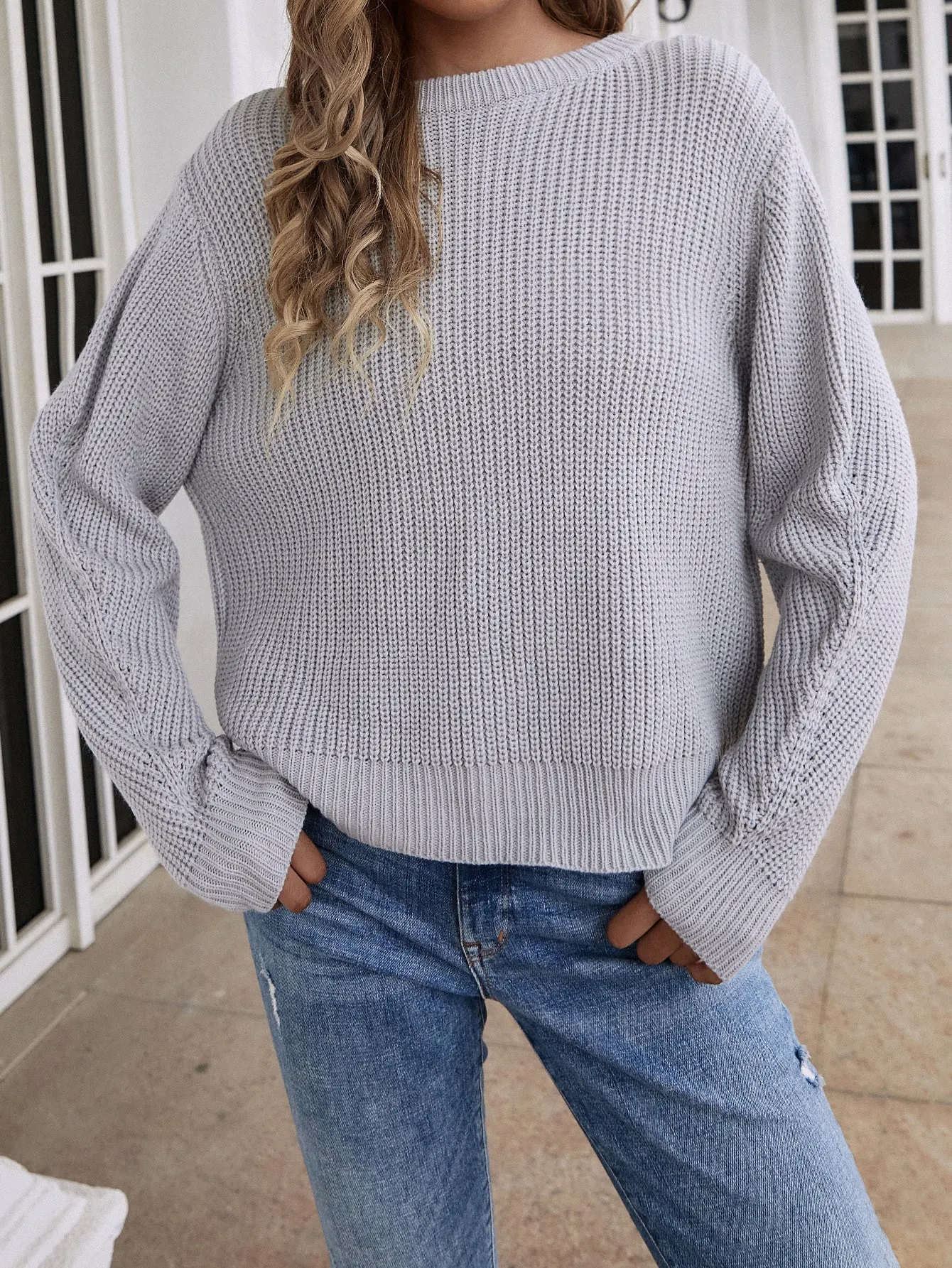Maxct &Double Take Button Down Rib-Knit Reversible Sweater