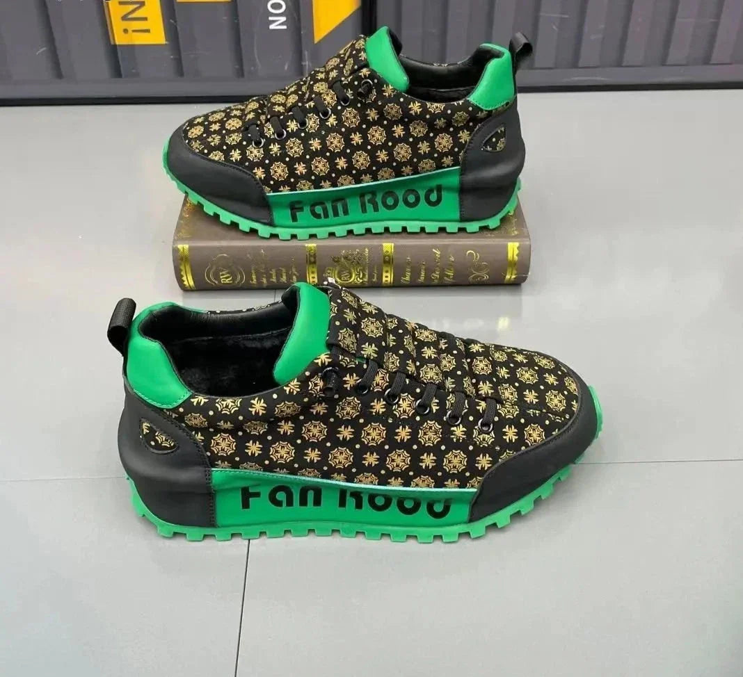 Chunky Sneakers - Luxury Fan Rood for Men Maxct