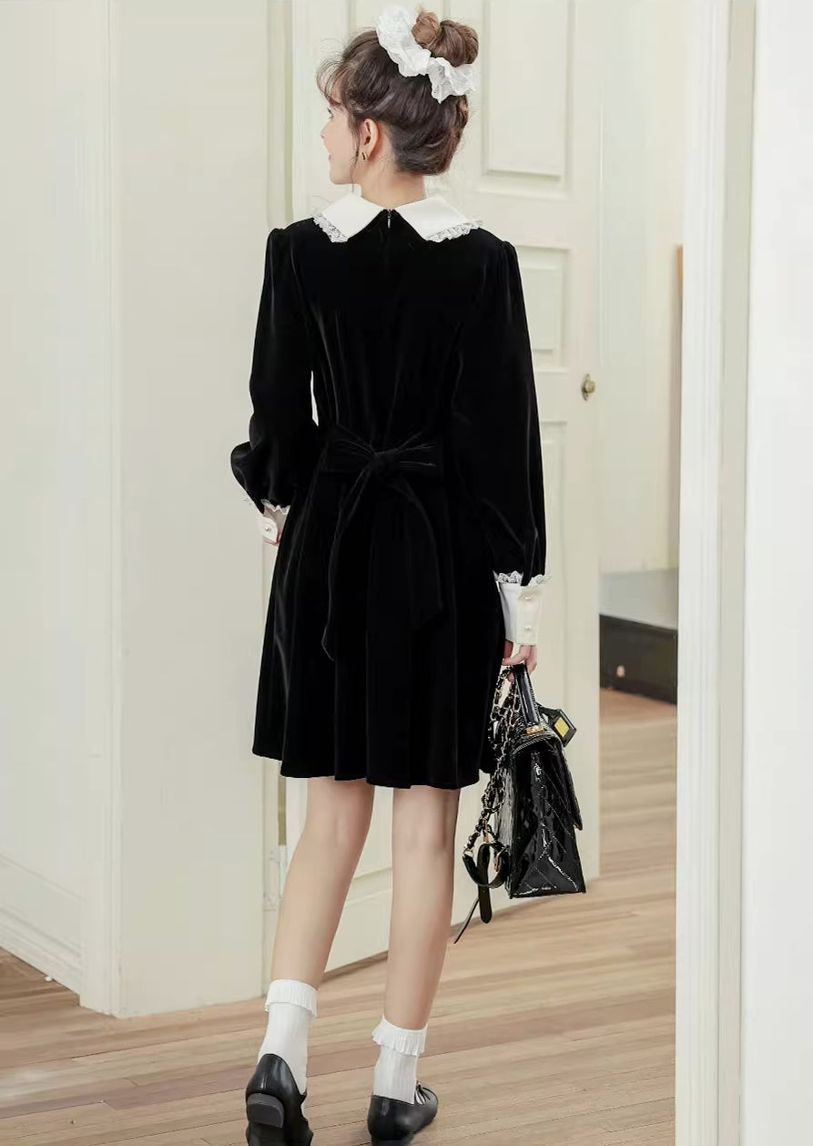 Kiki Love Velveteen Dress Maxct