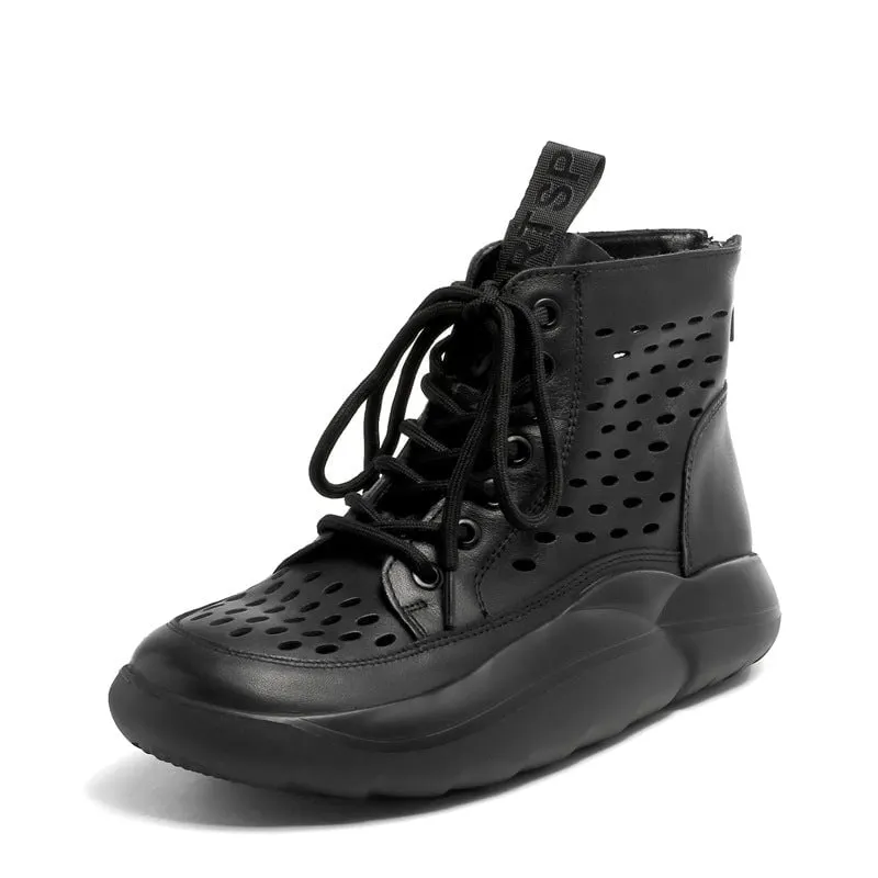 Womens Lace up Summer Boots Maxct