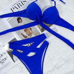 Maxct &Crisscross Halter Neck Bikini Set