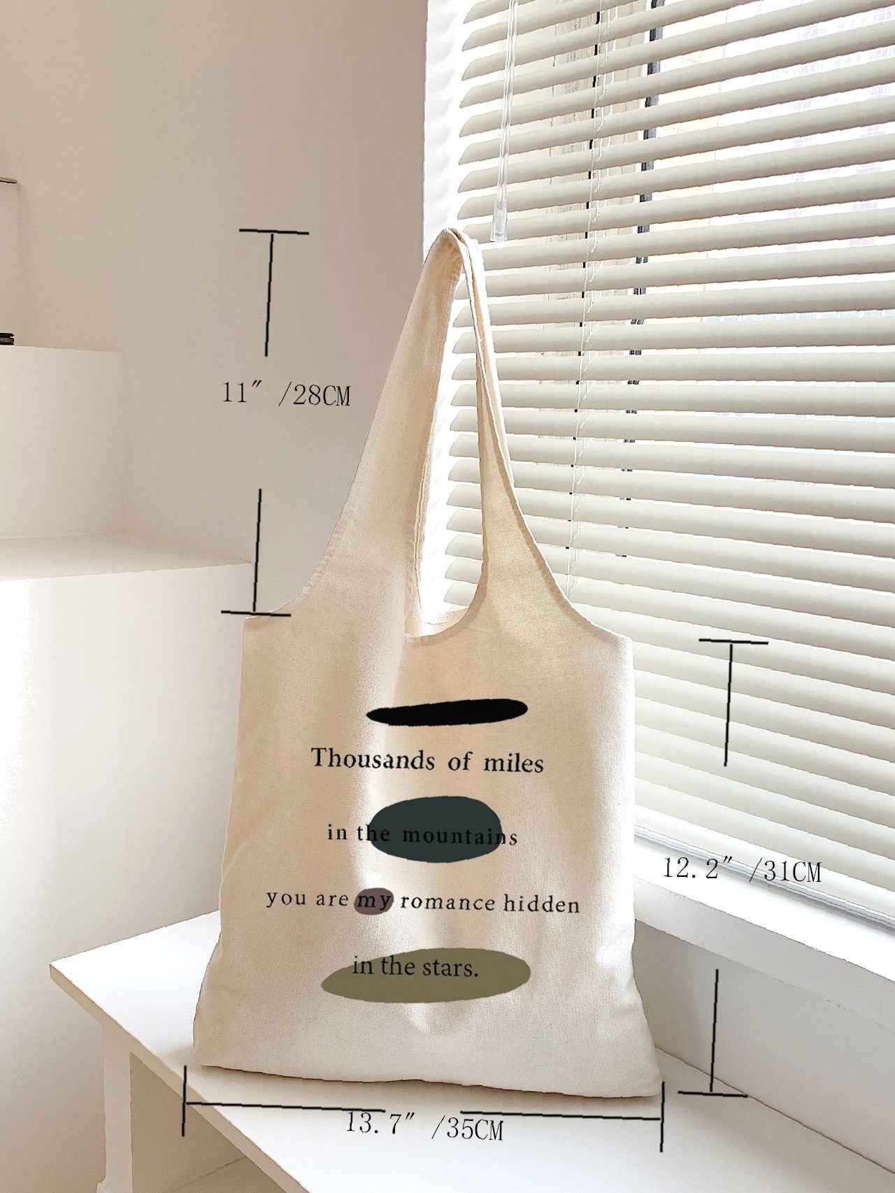 Maxct - Letter Graphic Shopper Bag  - Women Tote Bags