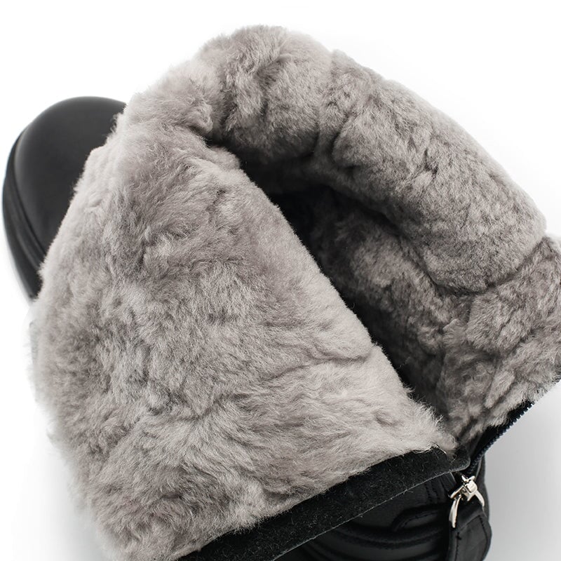Womens Short Boots Snow Boots Have Fleece Lined for Cold Winter Maxct