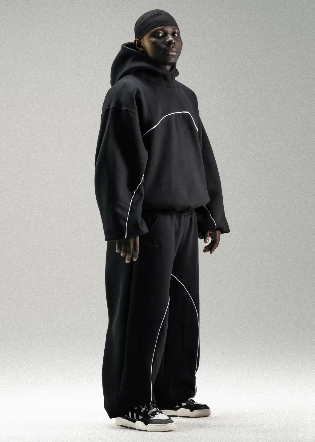 Y2k Winter Long Sleeved Hooded Sweatshirt With Color Blocking Patchwork Oversized Sweatshirt Streetwear Hip-Hop Rap Punk Outfit