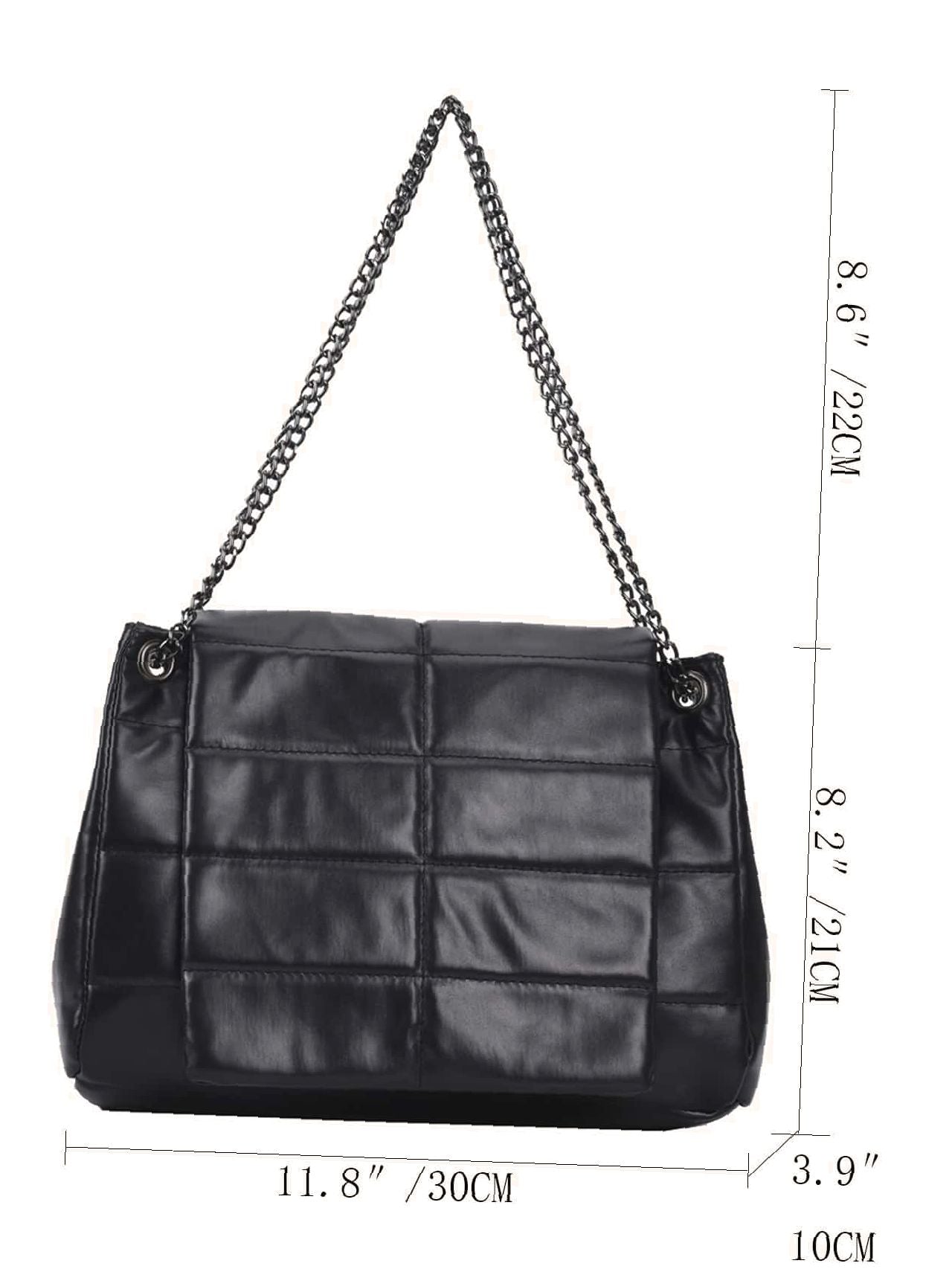 Maxct - Stitch Detail Chain Tote Bag  - Women Tote Bags