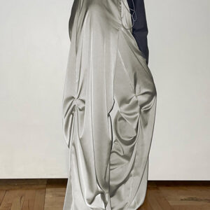 Maxct Oversized Satin Wide Leg Pants