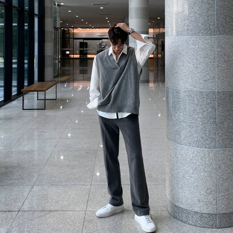 Maxct Kami No.7313 V-Neck Sweater Vest