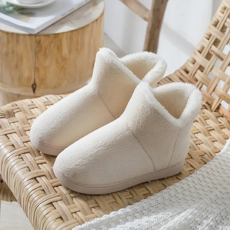Winter Warm Slip Anti-slip Faux Fur Boots for Women Maxct