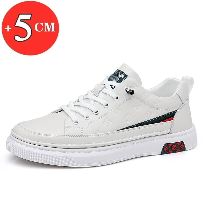 Men's Split Leather Elevator Shoes Maxct