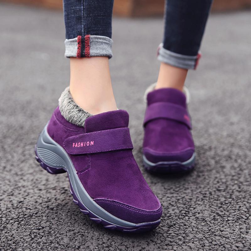 Warm Ankle Boots With Fluff Maxct