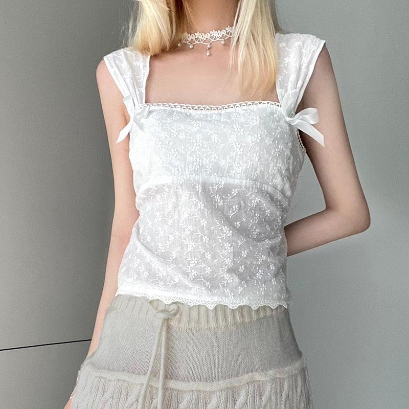 Maxct &Coquette Square Neckline Top
