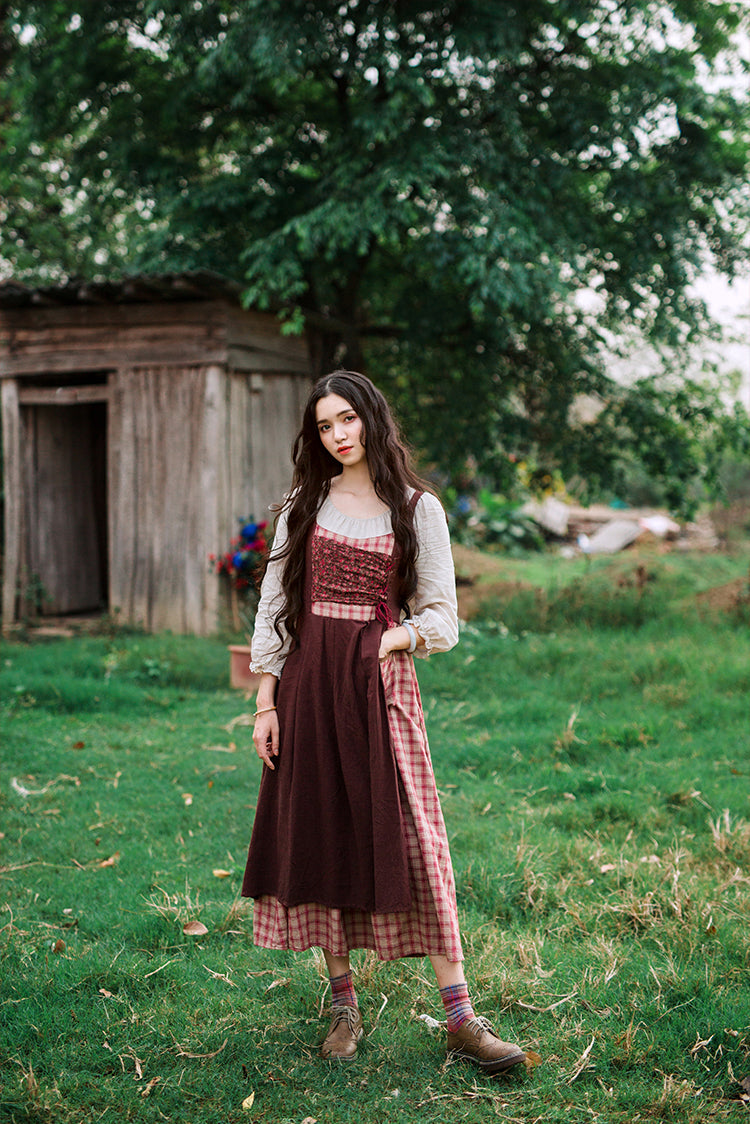 Patchwork Village Dress Maxct