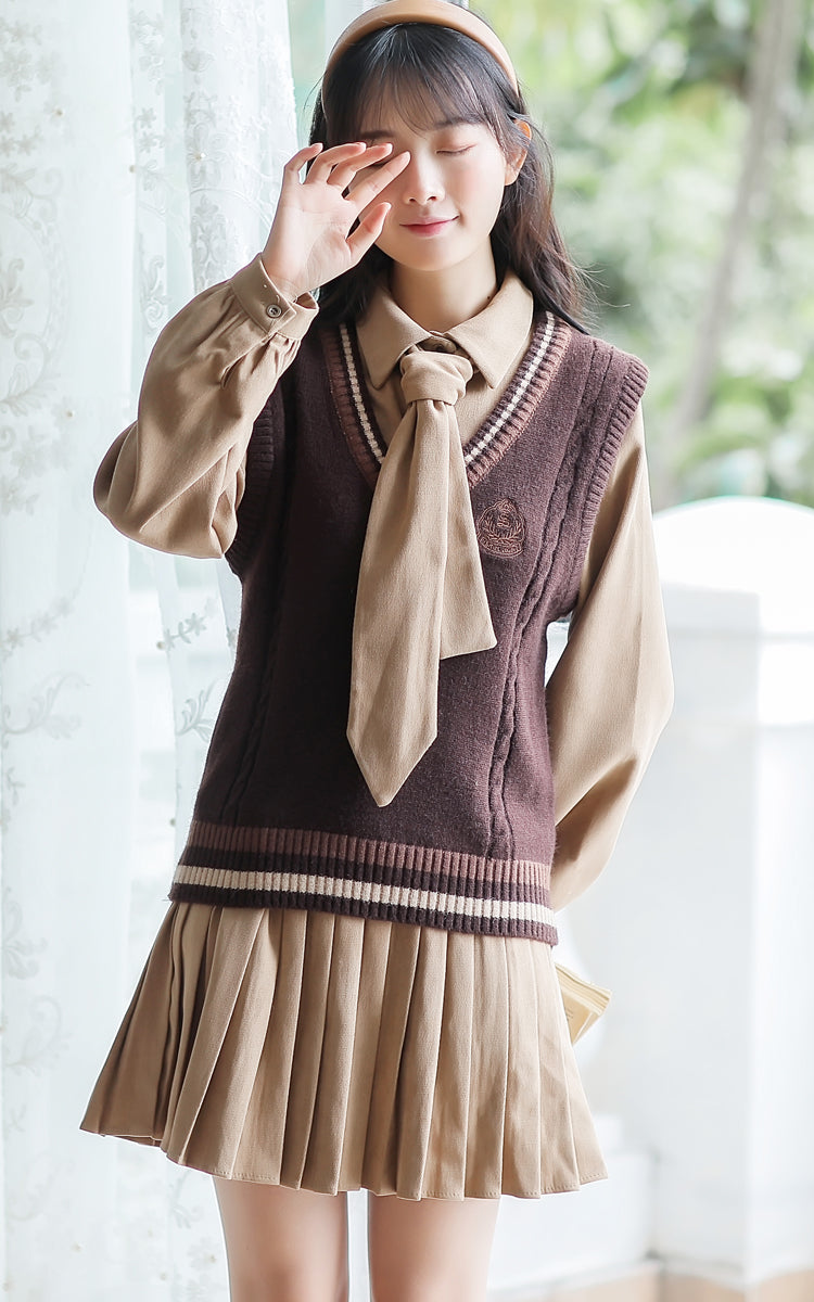 Prep School Vest & Dress Set Maxct