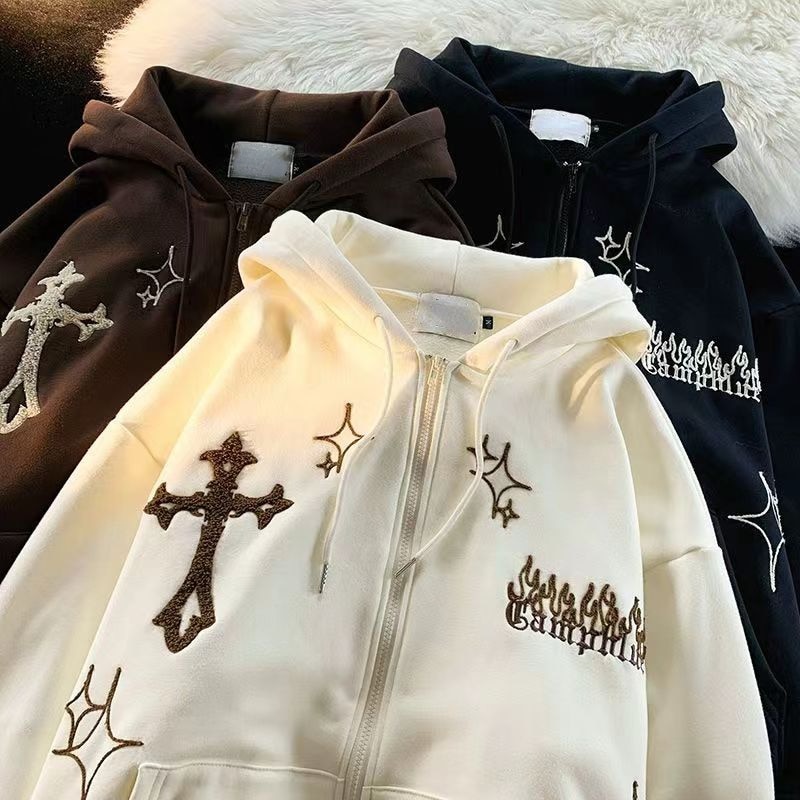 High Street Zip-Up Women's Hoodies - true deals club