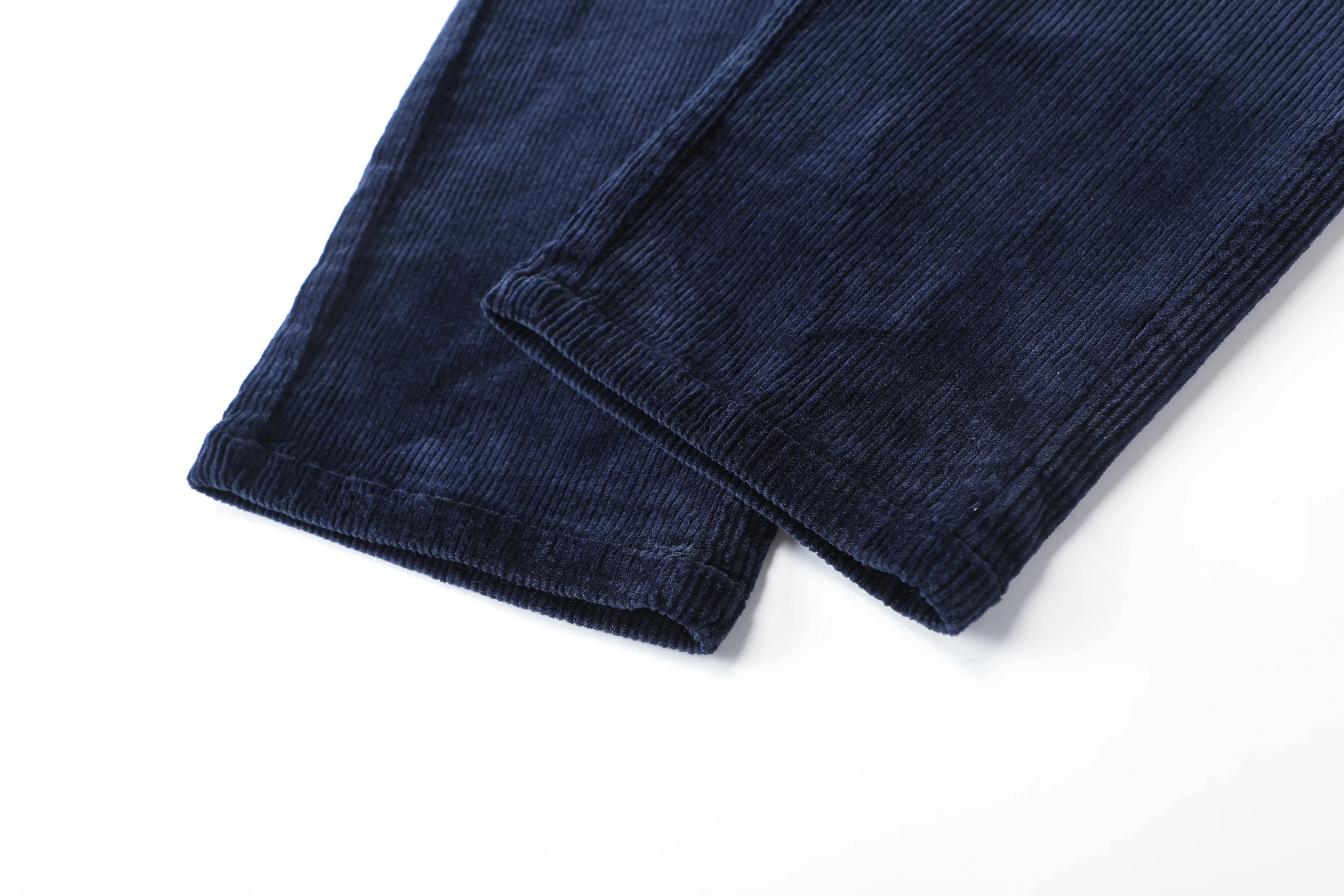 Men's Corduroy Pants For Business, Formal Stretch Straight Leg Pants For Fall Winter