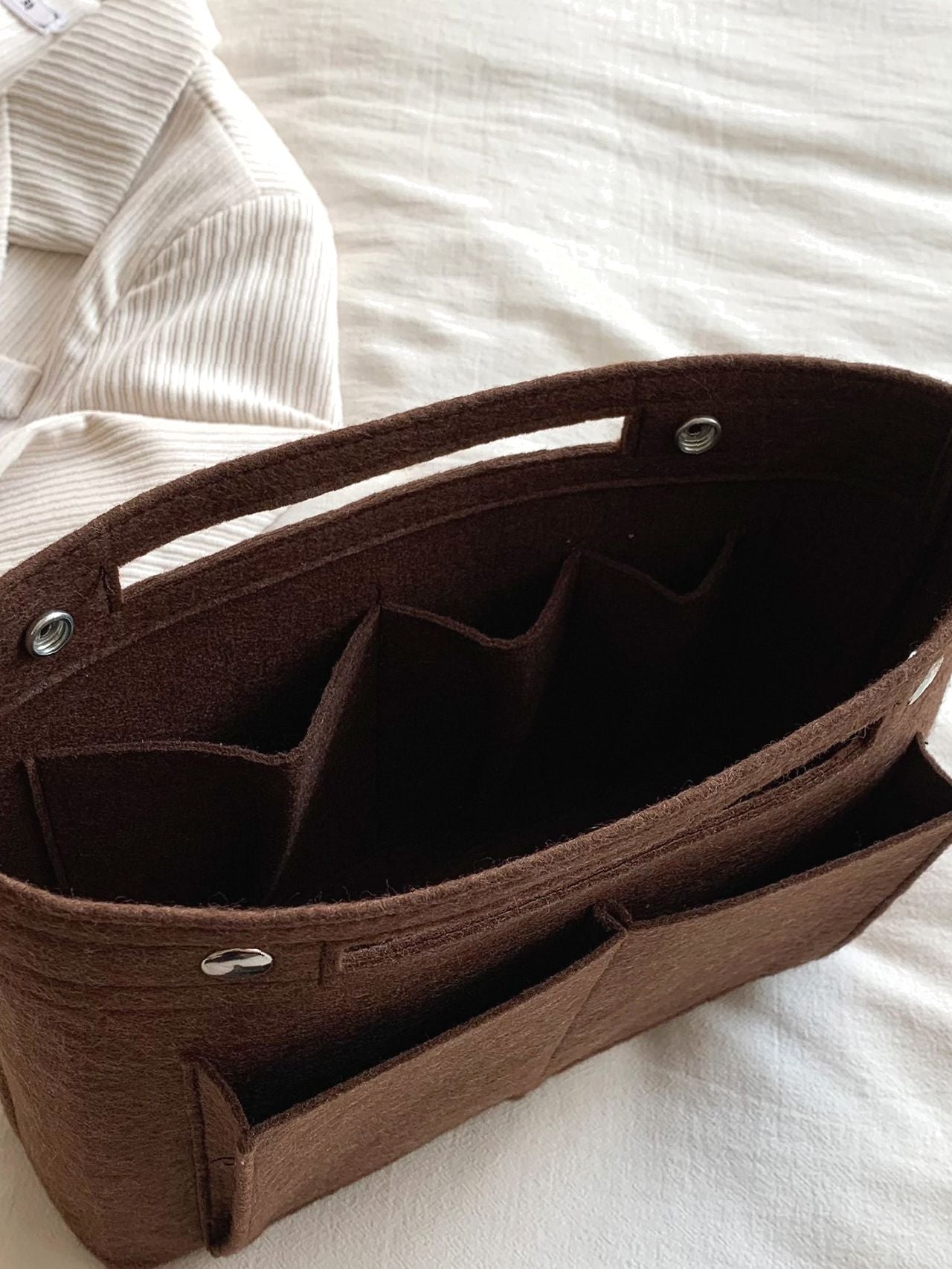 Maxct - Snap Button Bag Insert  - Women Tote Bags
