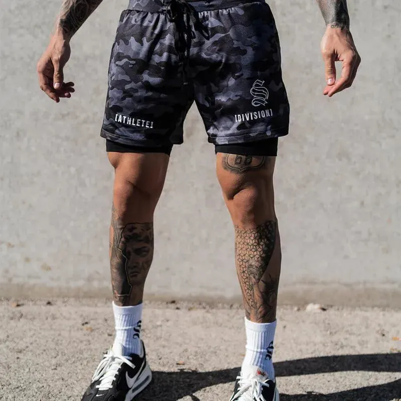 2-in-1 Quick Dry Shorts - Double-Deck for Men Maxct