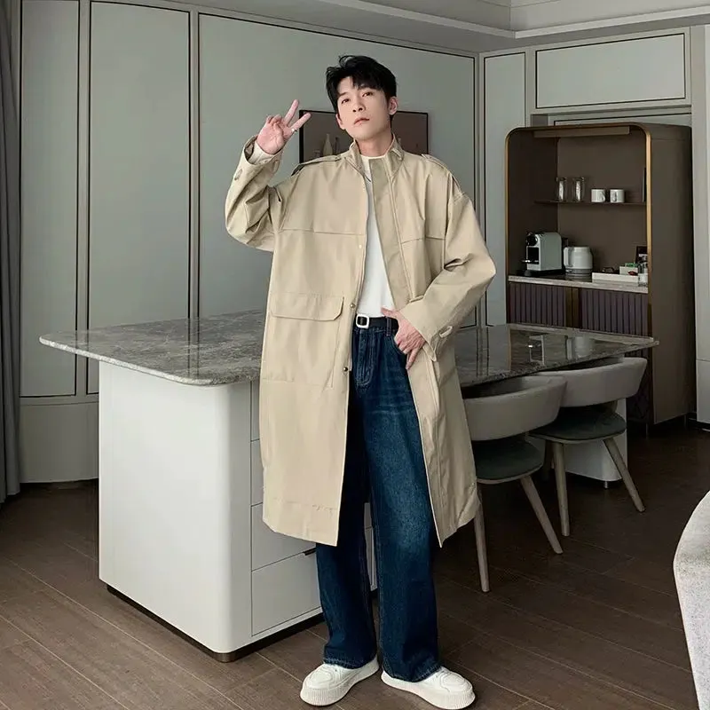 Maxct Long Windproof Medium-length Coat