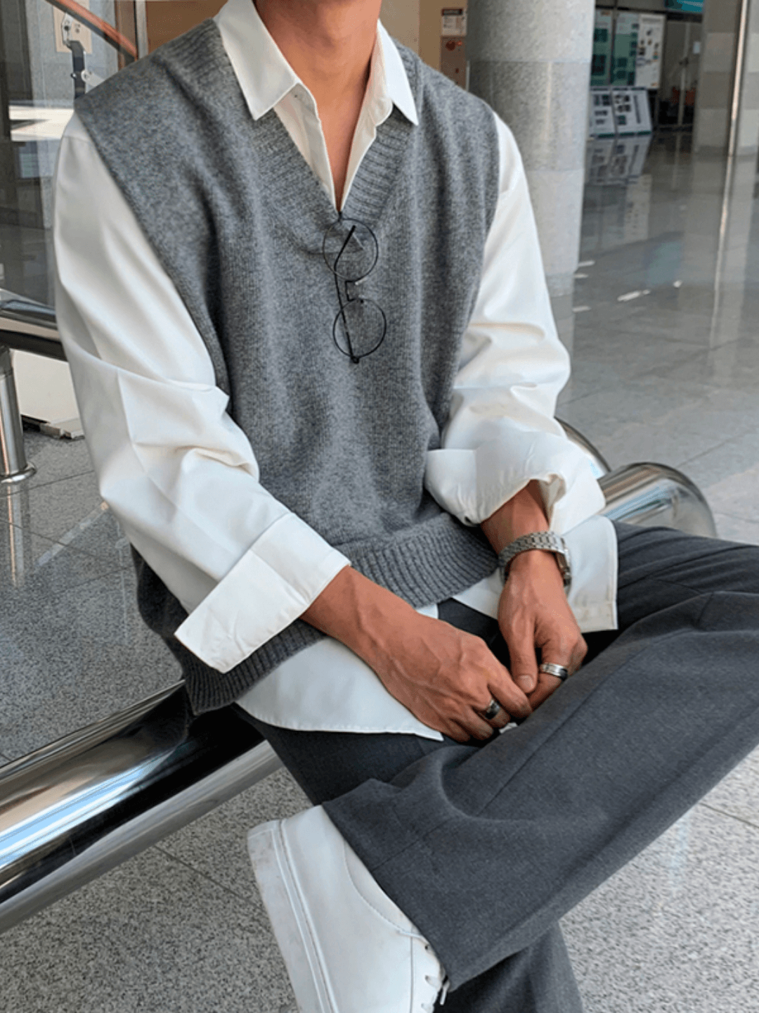 Maxct [Mrcyc] V-Neck Sweater Vest Na520