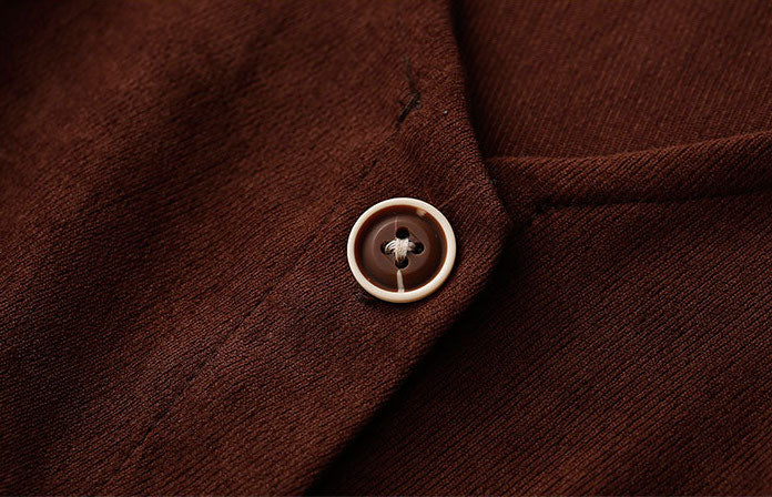 Button Up Suede Pinafore Dress Maxct
