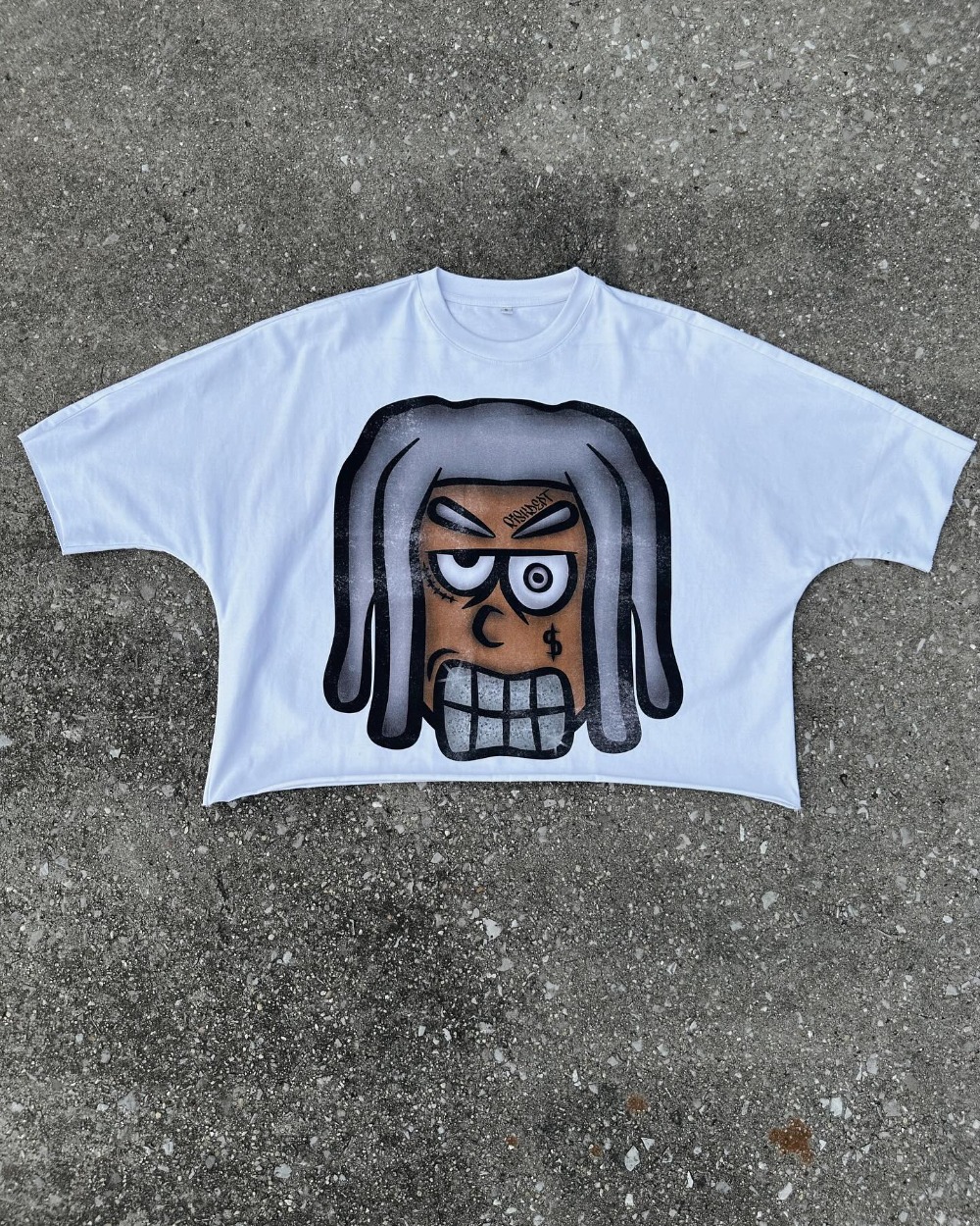 Y2K Fashion Clothes Harajuku Cartoon Character Graphic Printed T Shirt Casual Drop Sleeves Cotton Oversized T Shirt Mens Womens 1017