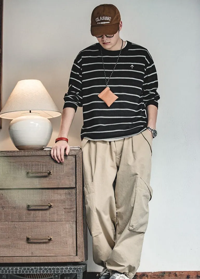 Maxct Lightweight Stripe Knitted Sweater