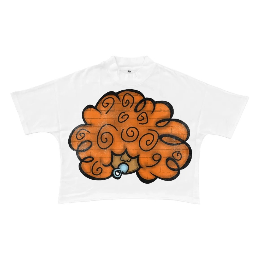 Streetwear Hip Hop Cartoon Character Graphic Printed T Shirt New Harajuku Gothic Cotton Drop Sleeves Oversized T Shirt Men Women