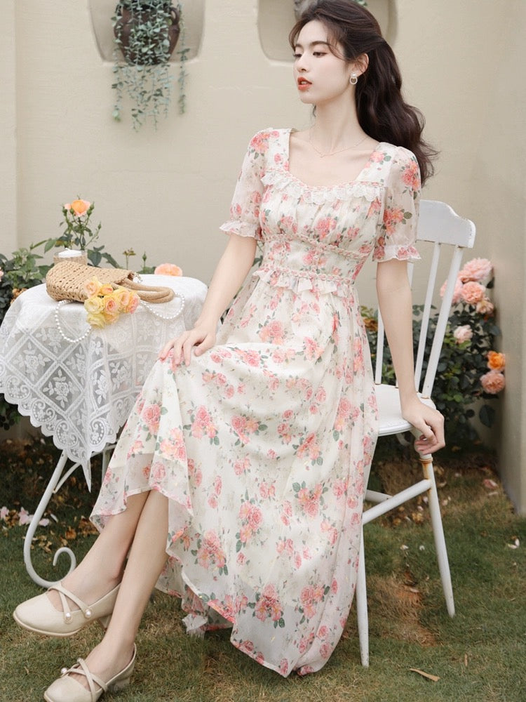 Peony Blush Midi Dress Maxct