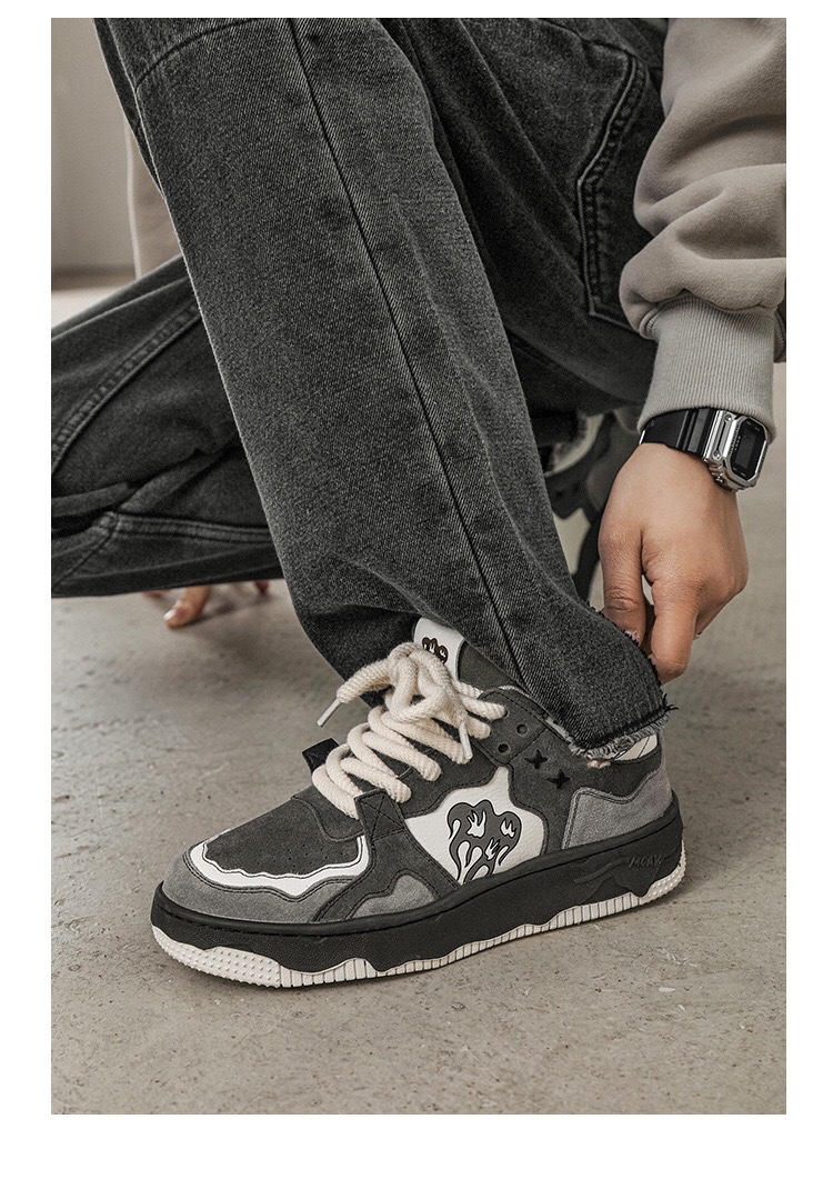 Punk Goth Volcano Sneakers