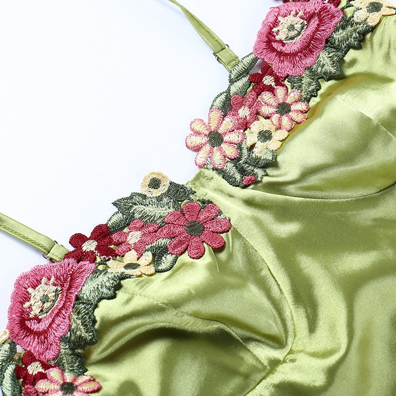 Spring Bling Satin Mini Dress Maxct