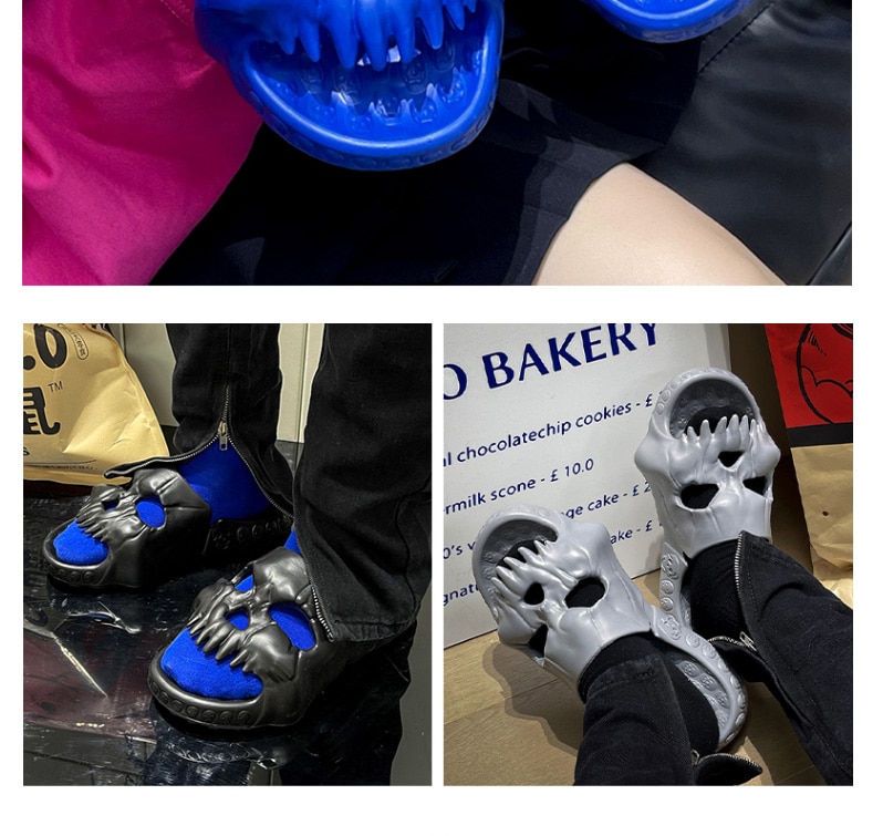 Unisex EVA Skull Sandals - true-deals-club