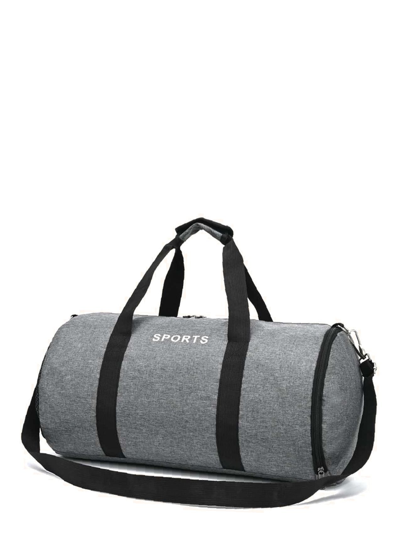 Maxct - Letter Graphic Large Capacity Duffel Bag  - Women Tote Bags